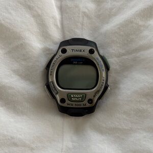 Timex Ironman Black and Silver Digital Watch